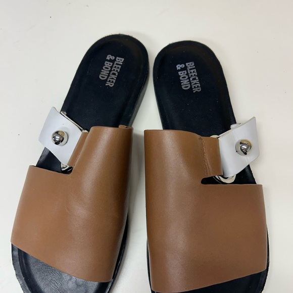 Anthropologie Brown and White Sandals - Picture 5 of 5